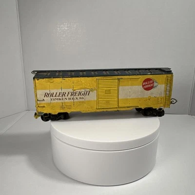 HO Scale Refrigerator Boxcar Metal Wooden Roller Freight Timken R.B.X.88 - Image 1 of 4