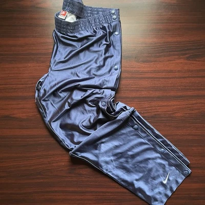 Pantalones De Colección Nike Brillantes Sedosos Dazzle Break Away Azul Baloncesto Y2K Para Hombres Grandes Foto 1 de 4