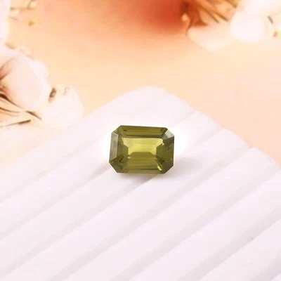 Zertifiziert Natürlich Pakistanische Peridot Smaragd Unbehandelt Lose Edelstein - Bild 1 von 4