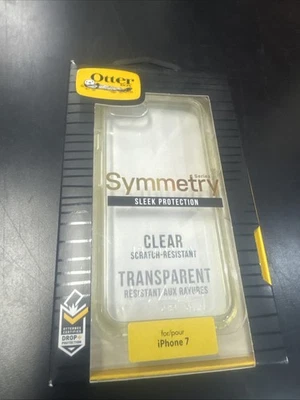 USED Original OtterBox Symmetry Series Case Apple iPhone 8 / 7 - CLEAR - Image 1 of 3