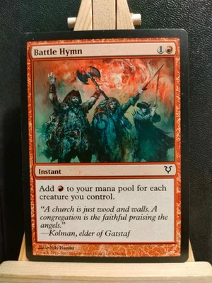 Battle Hymn - Avacyn Restored - Common - LP to NM (see pics)MTG - Image 1 of 2