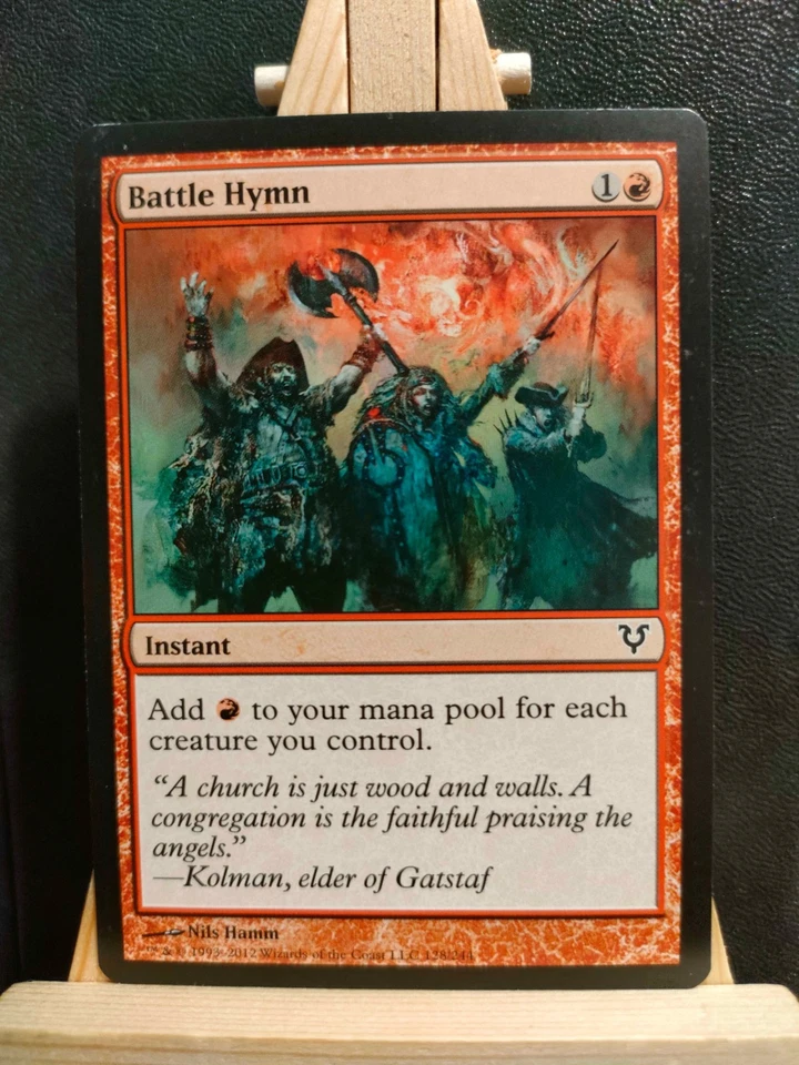 Battle Hymn - Avacyn Restored - Common - LP to NM (see pics)MTG - Image 1 of 2