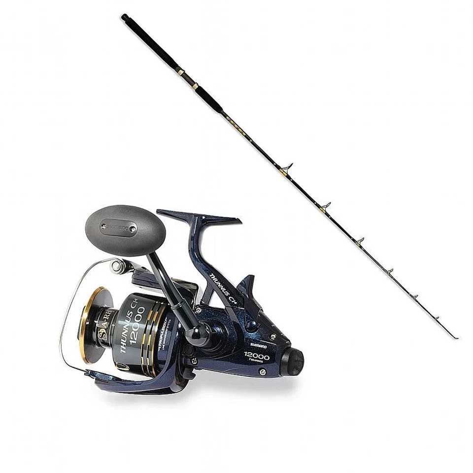 Shimano THUNNUS 6000 CI4 SW SPIN with SPC 10-25 6'6" CHAOS Gold Combo - Image 1 of 1