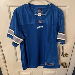 Detroit Lions Pro Line NFL Women's Team Jersey Blank Size L New - Picture 1 of 7