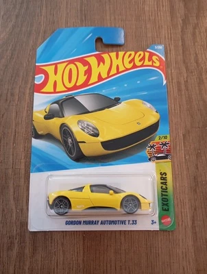 Hot Wheels Gordon Murray Automotive T.33 Yellow 2026 B Case Exotics 2/10 3/250