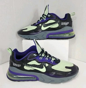 Nike Air Max 270 React Future Swoosh Herren Größe 13 Schuhe CT1617-001 lila schwarz - Bild 1 von 19