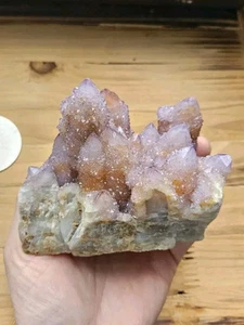 Sale! 4.25", 732 G, Purple Spirit Quartz Cluster, Cactus Quartz, South Africa - Picture 1 of 15