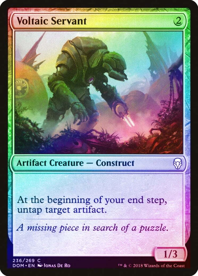 Voltaic Servant FOIL Dominaria NM Artifact Common MAGIC MTG CARD ABUGames - Image 1 of 1