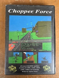 Hubschrauber Simulator "Chopper Force" für Acorn RISC OS von 4th Dimension 1992 - Bild 1 von 5