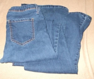 58 $ SNEAK PEAK GRÖSSE 7 JUNIOR 30/32 STRETCH DUNKLE GEWASCHENE JEANS AUSGESTELLTES BEIN - Bild 1 von 4