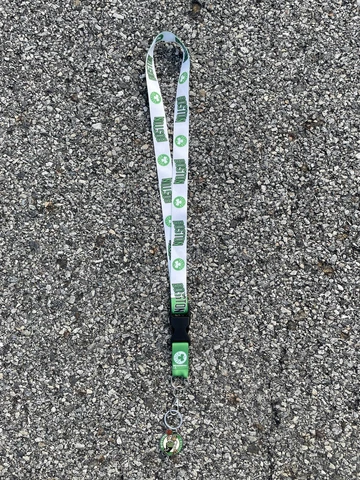 NEW NBA OFFICIAL Boston Celtics Reversible Lanyard w Keychain Black White Green Cover