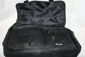 Portafolio ejecutivo de cuero Accent Int'l computadora portátil portaequipajes de viaje - Imagen 1 de 4