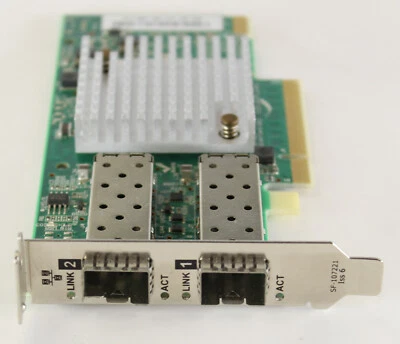 Solarflare SF329-9021-R7.4a Dual Port SFP 10Gbe Network Adapter Card SF-107221 - Image 1 of 4