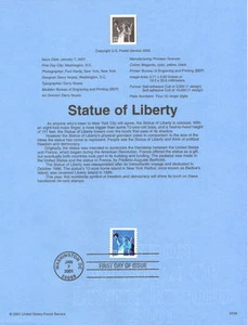 #0104 34c Liberty Coil #3466 Souvenir Page - Picture 1 of 1