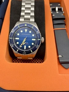 Spinnaker Spence 300 mm Diver Japan Automatic Indigo Blue Watch Sapphire 40mm - Picture 1 of 7