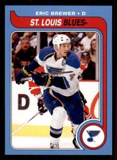 2008-09 O-Pee-Chee 1979-80 Retro #116 Eric Brewer St. Louis Blues