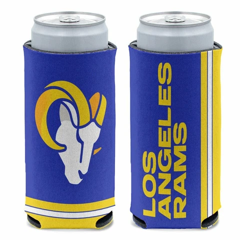 LOS ANGELES RAMS 12oz. SLIM CAN COOLER CAN HOLDER NEW WINCRAFT 👀 🏈 Cover