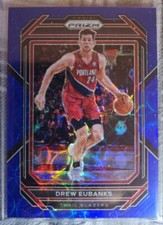 2022-23 Panini Prizm Drew Eubanks Blue Sparkle 12/49 Refractor #49 SSP