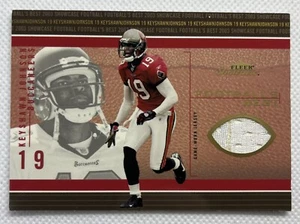 Camiseta deportiva Keyshawn Johnson 2003 Fleer usada en juegos Buccaneers USC Trojans 115/150 - Imagen 1 de 2