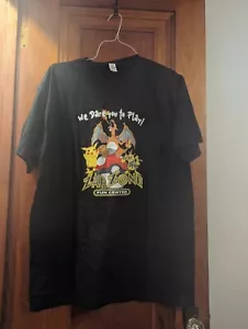 Pokemon Zap Zone Fun Center T Shirt L - Picture 1 of 4