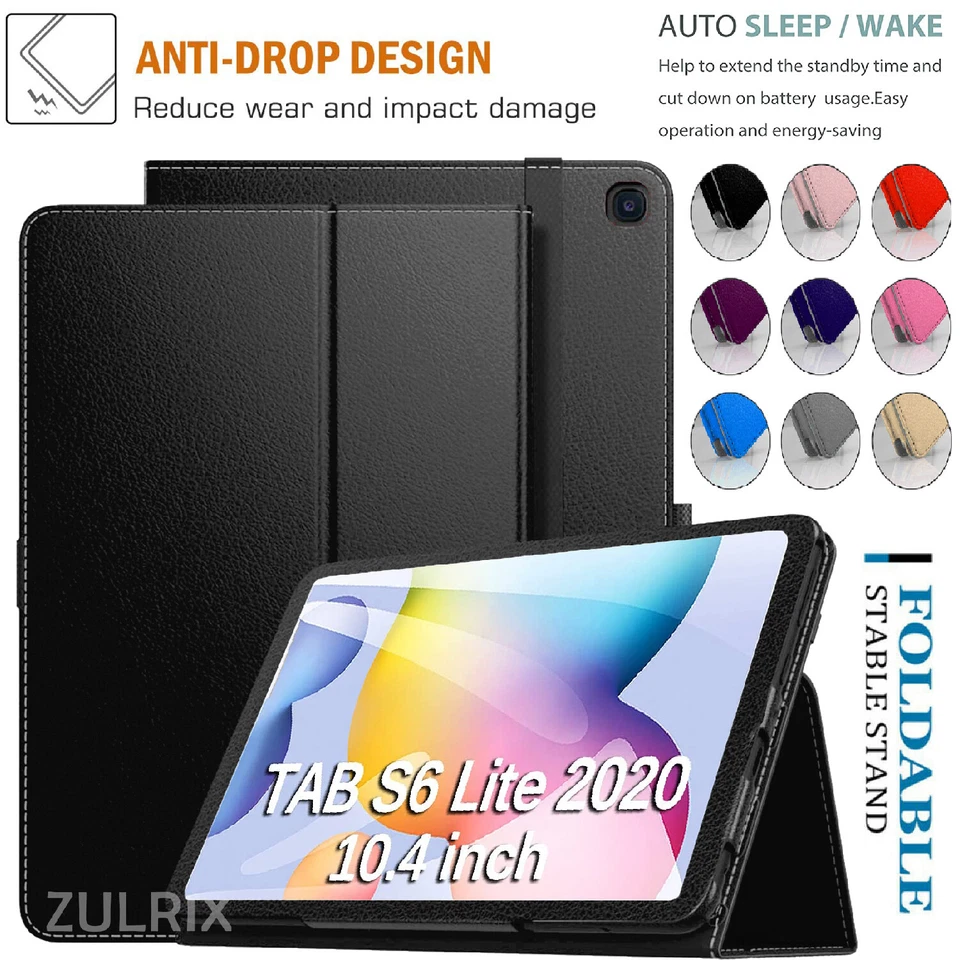 For Samsung Galaxy Tab S6 Lite 10.4" 2020 P610 P615 Flip Stand Smart Case Cover - Image 1 of 1