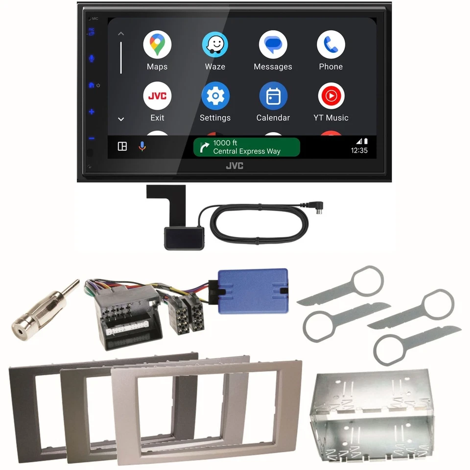 JVC KW-M695DBW Android Auto CarPlay Einbauset für Ford Kuga Fusion Galaxy S-Max - Bild 1 von 1