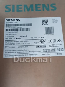 1 pieza Nuevo Siemens 6SL3210-5FE10-8UA0 Servo Driver Envío Rápido - Imagen 1 de 1