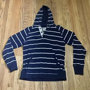 Vintage Matix Hoodie Pullover Henley Sweater Navy Men’s M Medium Skateboarding - Picture 1 of 3
