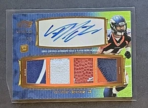 Von Miller 2011 Topps Prime Level III Quad Patch RC Auto #17/25 Rare RPA Rookie - Picture 1 of 14