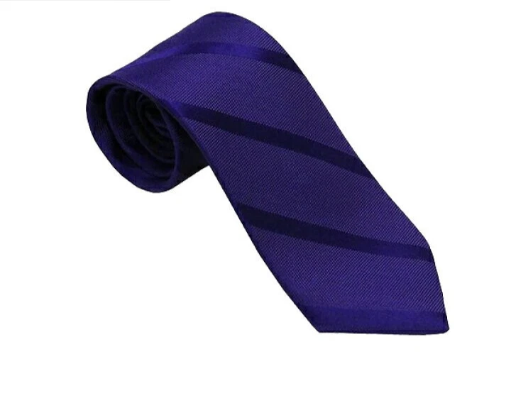 Corbata TOMMY HILFIGER púrpura de púrpura a rayas 100 % seda NUEVA Foto 1 de 1