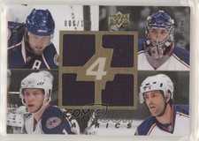 2008 Upper Deck Fab Four Fabrics Pascal Leclaire Michael Peca Alexandre Picard