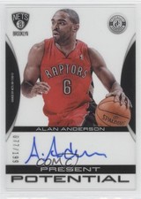 2013-14 Totally Certified Present Potential Signatures /199 Alan Anderson Auto