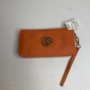 Nuevo con etiquetas bolso billetera naranja para mujer - Imagen 1 de 7