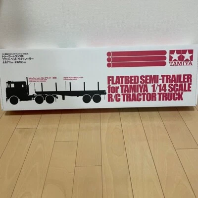 Tamiya 1/14 No.06 Flatbed Semi-Trailer Radio Controlled for Trailer Trucks 56306 - Image 1 of 4