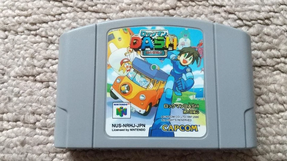 ROCKMAN DASH Megaman Nintendo 64 Mega man from Japan free shipping - Image 1 of 1