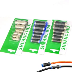 3 Packs Air Hose Tube Straight Pneumatic Push In Connectors Quick fittings Set - Bild 1 von 6