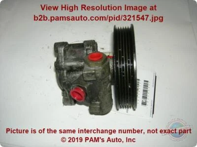 Used Power Steering Pump fits: 2004 Chrysler Crossfire exc. SRT6 Grade A Foto 1 de 4