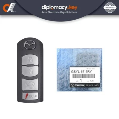 Llave inteligente original Mazda 6 2009-2013 4 botones 315 MHz GSYL-67-5RY Foto 1 de 3