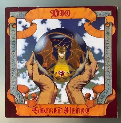 DIO ~ SACRED HEART GOLD PROMO 1985 1ST PRESS VINYL LP UNPLAYED - Image 1 of 4