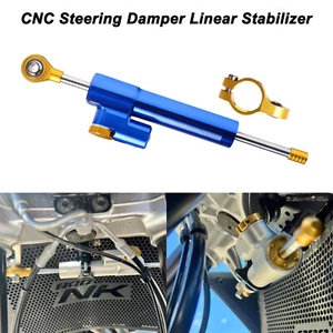 Smorzatore sterzo CNC stabilizzatore universale lineare per moto scooter elettrico - Foto 1 di 22