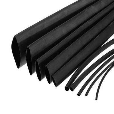 Black Heat Shrink Electrical Tubing Wrap Sleeving Car Cable 2:1 Ratio Heatshrink • 1.82£