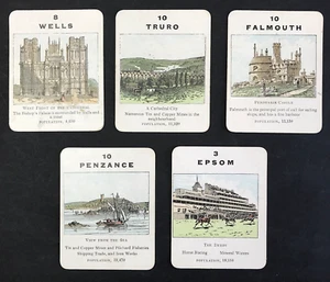 5 Carte Mappa che mostrano città popolazione e perché famose inizio XX secolo - Foto 1 di 2