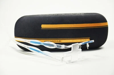Switch it 2390 Wechselbrille Damen randlos Kunststoff blau transp. Brille Neu - Bild 1 von 3