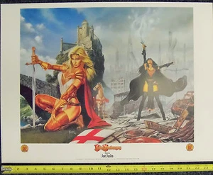 Lady Pendragon Lithographie 1999 18" x 24" Joe Jusko Dynamic Forces Matt Hawkins F - Bild 1 von 1
