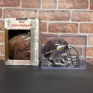 Sammy Baugh HOF REDSKINS THROWBACK Autographed MINI HELMETS - Picture 1 of 10