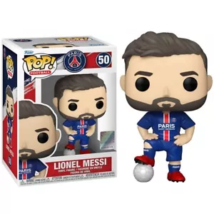 Funko Pop ! Football Psg Lionel Messi (50) Vinyl Figure Leo Messi La Pulce 9Cm - Imagen 1 de 1