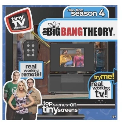 Big Bang Theory Tiny TV Classics Real Working Mini TV And Remote Arcade Toys NIB - Image 1 of 4