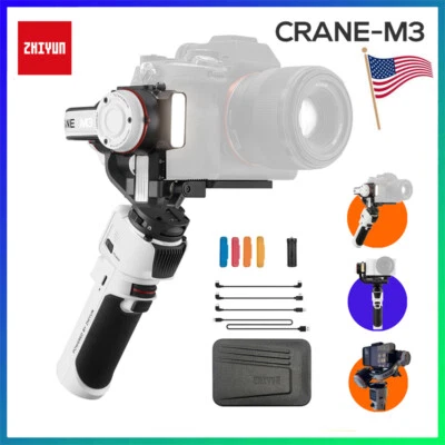 ZHIYUN Crane M3 Gimbal Stabilizer for Mirrorless Camera/Action Camera/Smartphone - Image 1 of 4