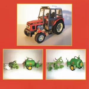 New DIY 1/32 Czechoslovakia Zetor 7745-7211 Tractor 3D Paper Model Puzzle Kits - Picture 1 of 7