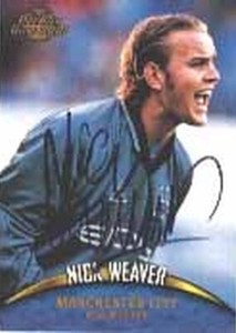 Nicky Weaver - Man City - Signed Trading Card - COA - (5139)